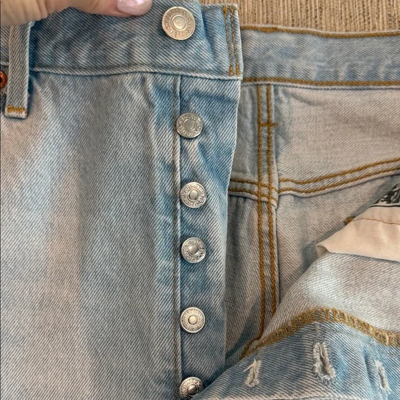 Levi's Boyfriend Jeans Classic Light Blue 32 x 32 - Picture 5 of 8